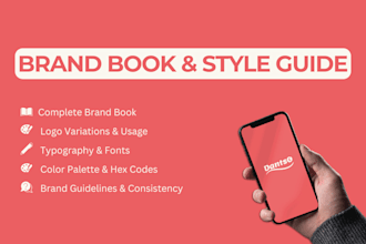create brand style guides, brand identity, brand guide