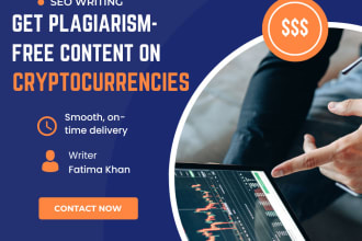 do SEO content writing on crypto metaverse and ntfs