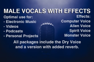 create effect vocals for electronic music and other projects