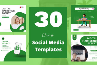 create editable canva templates for instagram or facebook post