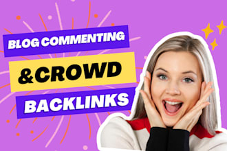 build manual crowd blog comments backlinks