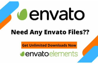 provide up 30 envato elements files for just 5 dollars