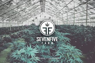 make a premium quality cannabis, weed, hemp, brand logo design