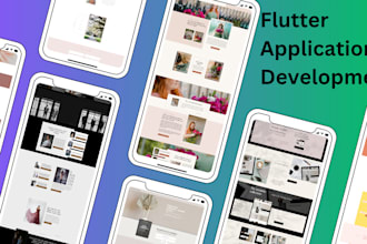 do  flutter application development
