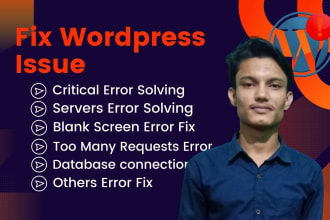 fix wordpress bug fix or wordpress error bug fixing