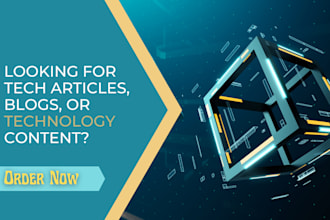 write technology articles, blog posts, and tech content