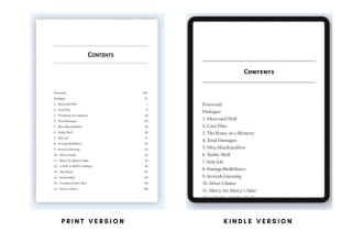 format your book for ebook and print publication