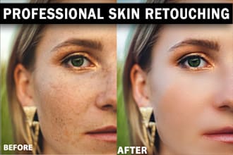 do professional skin retouching and photo editing in adobe photoshop