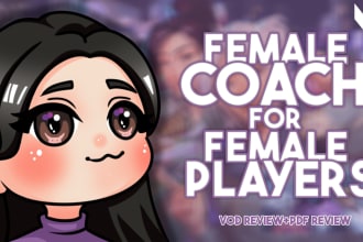 review a vod or a live valorant game girls edition