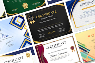 design premium certificates, vouchers, and gift cards