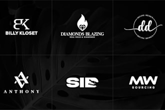 design luxury modern minimal clothing fashion logo design