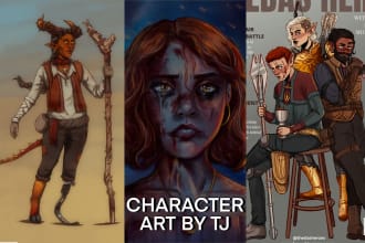 create artwork of your characters or fanart