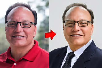 do photoshop editing, retouching portraits and headshot