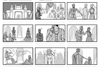 create storyboards for your project