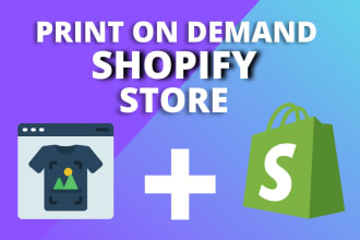 setup print on demand shopify, etsy, store with printful, printify