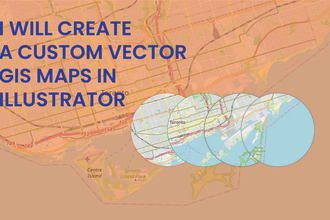 create a custom vector gis map in illustrator