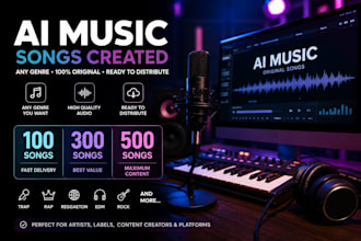 create an original ai song ready for spotify and apple music