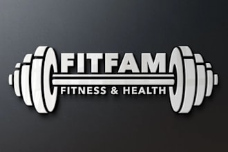 do elegant fitness logo design with unlimited revision