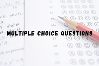 help you develop multiple choice questions from a topic