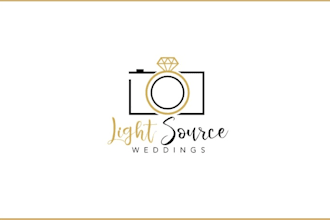 design wedding logo, wedding monogram or wedding initials with source file