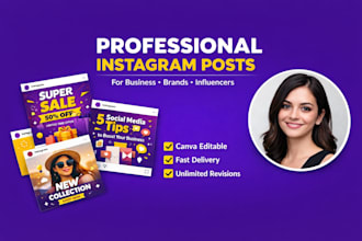 design instagram posts and youtube thumbnails