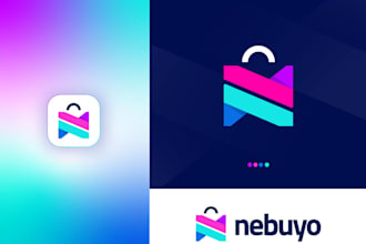 design creative online shop logo for you in just 1 day
