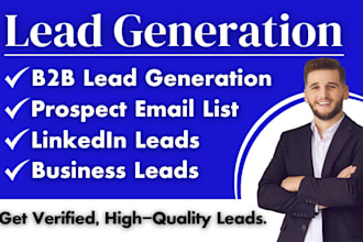 do b2b lead generation, business leads, contact list and email list building