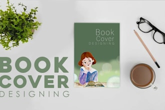 do sketch, water color, concept and illustration book cover