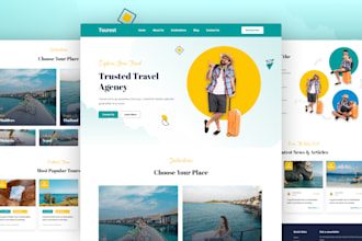 tour, traveling website with hotel booking system