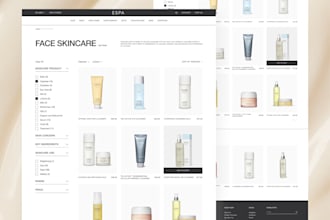 do creative UI UX website design in figma