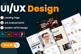 do UI UX design for your business website