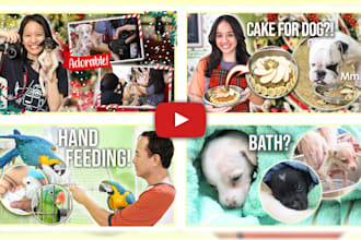 design eye catching amazing youtube thumbnails