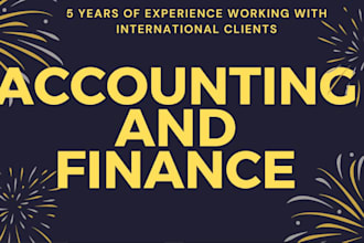 do your accounting and finance assignments