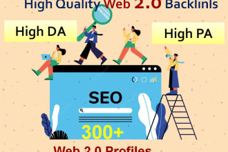 create high authority web 2 0 profile and forum backlinks