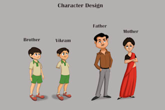 design a cartoon character