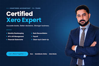 be your xero certified bookkeeper and accountant