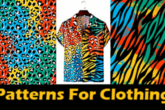 design seamless repeat pattern prints for clothing