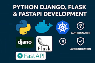 do python django or fast api high performance development