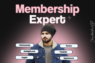 design modern funnels in kartra, clickfunnels, gohighlevel, systeme io, kajabi