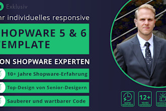 develop a custom responsive shopware theme