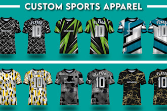 do custom jersey design or soccer jersey design
