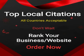 do top USA local citations and directory submission for google ranking