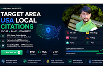 create target area USA local citations to boost local SEO