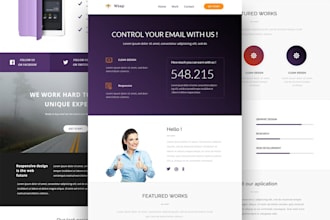 design responsive HTML email template professionally