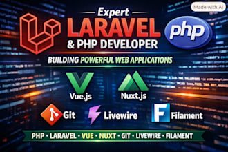 architect and build complex scalable laravel web application