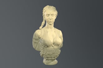 sculpt 3d statues or characters for 3d printing