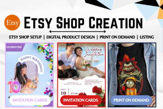 set up etsy shop design etsy digital products boost etsy sales etsy SEO listings