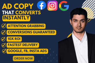 write captivating ad copy for your google ads and facebook ads