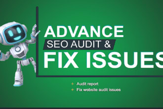 do most advanced SEO audit and fix all website audit issues