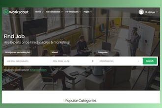 design recruitment website, staffing agency, job board, and hiring website